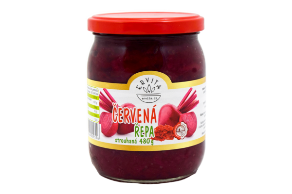 Červená řepa strouhaná 480 g Ervita