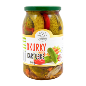 Okurky kartuzské 840 g Ervita